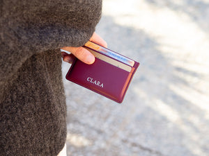 Noosa Card Holder - Burgundy