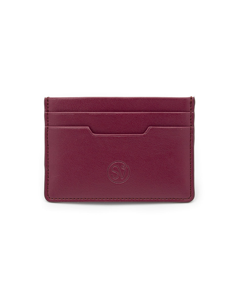 Noosa Card Holder - Burgundy